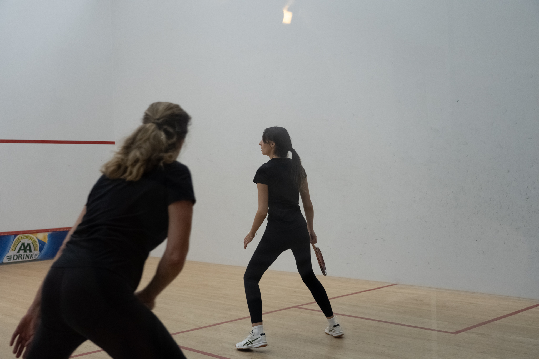 Two players during a duo training session