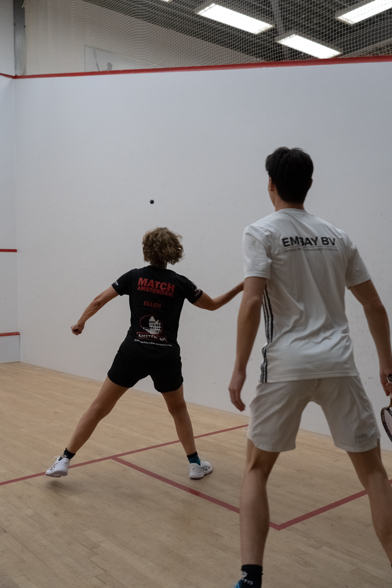 Coach and player during a private coaching session